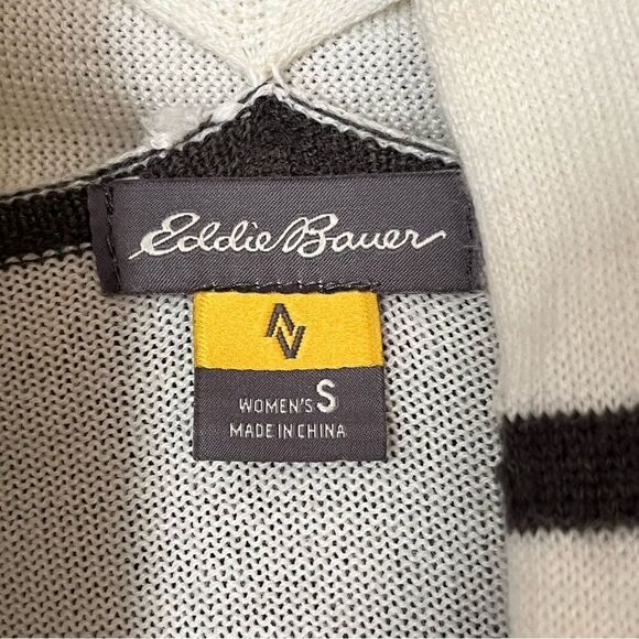 Eddie Bauer Merino Wool Striped Cardigan - Picture 4 of 8